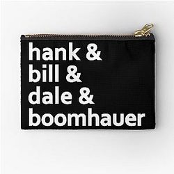 Hank & Bill & Dale & Boomhauer Zipper Pouch