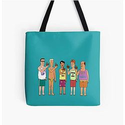 King of the Hill Pool All Over Print Tote Bag