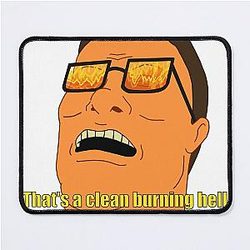 Clean Burning Hell Hank Mouse Pad