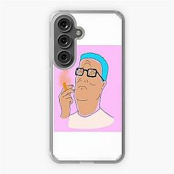 Hank Hill Smokin' a Cheeto Puff Samsung Galaxy Soft Case