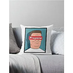 King of Propane Throw Pillow