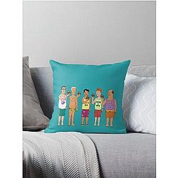 King of the Hill Pool Throw Pillow
