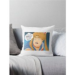 Bobby Moon Throw Pillow
