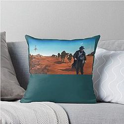 King Cobra Warlord Throw Pillow