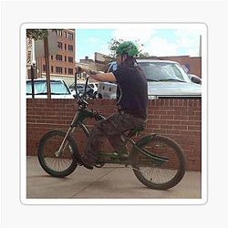 King Cobra Ride Bike Cobes Gothic Badboy Sticker