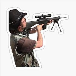 King Cobra Sniper Troll Slayer TWW Sticker