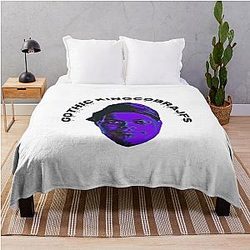Gothic King Cobra JFS Drippy Throw Blanket
