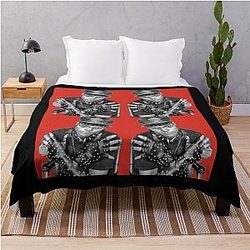 King Cobra Leatherboy Throw Blanket