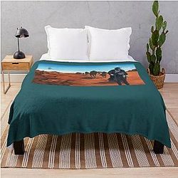 King Cobra Gothic Warlord Throw Blanket