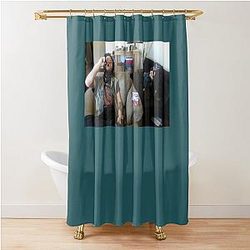 King Cobra Baby Bottle Titty Topper Dirty Thirty Rockstar Badass Codec Shower Curtain