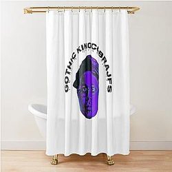 Gothic King Cobra Shower Curtain