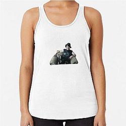 King Cobra Throne Gothic Racerback Tank Top