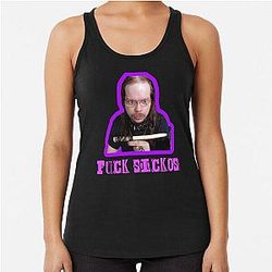 Gothic Kingcobra JFS No Sickos Racerback Tank Top