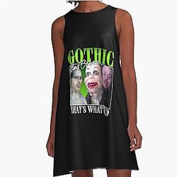 King Cobra A-Line Gothic Dress
