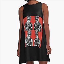 KingCobraJFS Gothic Leatherboy A-Line Dress
