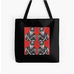 King Cobra Gothic Leatherboy All Over Print Tote Bag