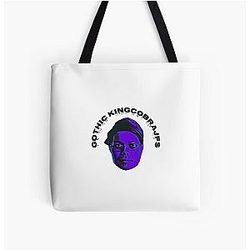 Gothic King Cobra Drippy All Over Print Tote Bag