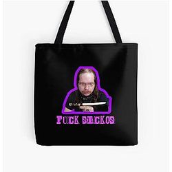Gothic King CobraJFS - No Sickos here - All Over Print Tote Bag