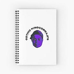 Gothic King Cobra Spiral Notebook