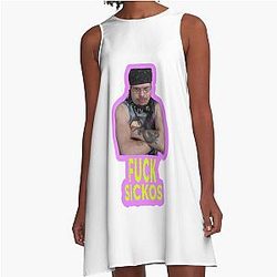 Gothic King Cobra - Eff Sickos A-Line Dress