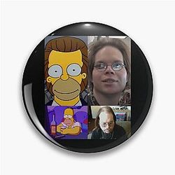 King Cobra King Homer Goth Badboy Pin