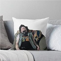 King Cobra Gothic Badboy Casper Jord TWU Throw Pillow