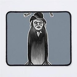 Pie High Gothic King Cobra White Background Mouse Pad
