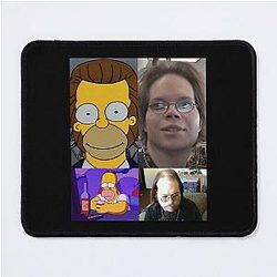 King Cobra Homer Casper Gothic Badboy Mouse Pad