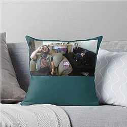 King Cobra Baby Bottle Titty Topper Dirty Rockstar Badass Casper Gothic Badboy Throw Pillow