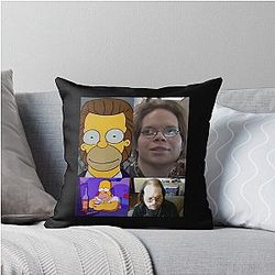 King Cobra Throw Pillow