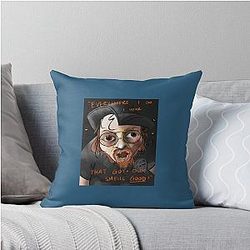 King Cobra Throw Pillow