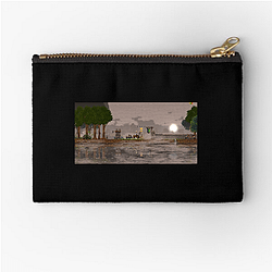 Kingdom Two Crowns Simple Yet Deep Style Kingdom Two Crowns Zipper Pouches