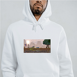 Kingdom Two Crowns Greed está viniendo Gráfico Kingdom Two Crowns Hoodies