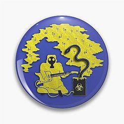 King Gizzard Flying Microtonal Banana Album Cover Merch Pin