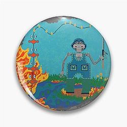 Fishing for Fishies King gizzard and the lizard wizard pixel Pin
