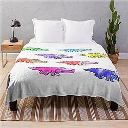gizzard gators Throw Blanket