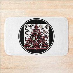 Christmas with King Gizzard, King Gizzard Fan Art Bath Mat