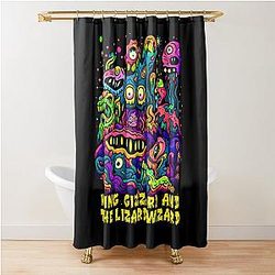King Gizzard And The Lizard Wizard Shower Curtain