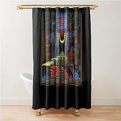 King Gizzard & the Lizard Wizard the Castle in the Air Handiwork Shower Curtain