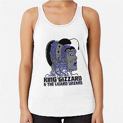king gizzard Vintage 2019 tour  Racerback Tank Top