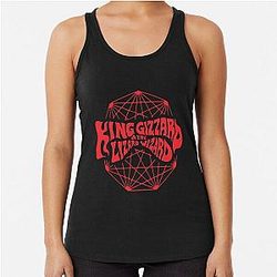 gizzard king merch   Racerback Tank Top