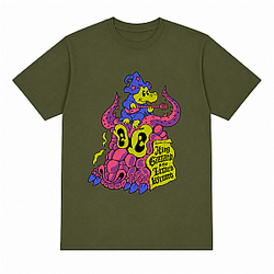 Gator Wizard Tee Forest HTCT0506 King Gizzard & the Lizard Wizard T-Shirts