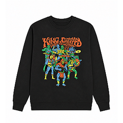 Masters Black HTCT0506 King Gizzard & the Lizard Wizard Sweatshirts