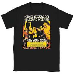 New York 2026 Tour Graphic Tee LA1407 King Gizzard & the Lizard Wizard T-Shirts