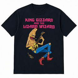 The Lizard Wizard Play The Guitar DTNK0308 King Gizzard & the Lizard Wizard T-Shirts