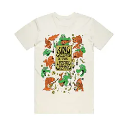 Fishie Hooks Natural DTNK2808 King Gizzard & the Lizard Wizard T-Shirts