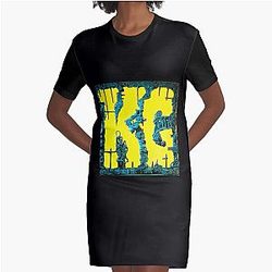 king gizzard & the lizard wizard  KG Graphic T-Shirt Dress