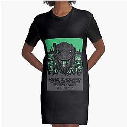 King Gizzard and the Lizard Wizard  Blackid MI Graphic T-Shirt Dress