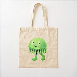 Kinitopet Pet Jade Jellyfish autocollants aimants Cotton Tote Bag