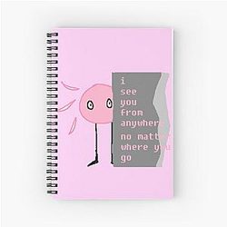 Kinito Je vous vois de n'importe où où vous allez Spiral Notebook